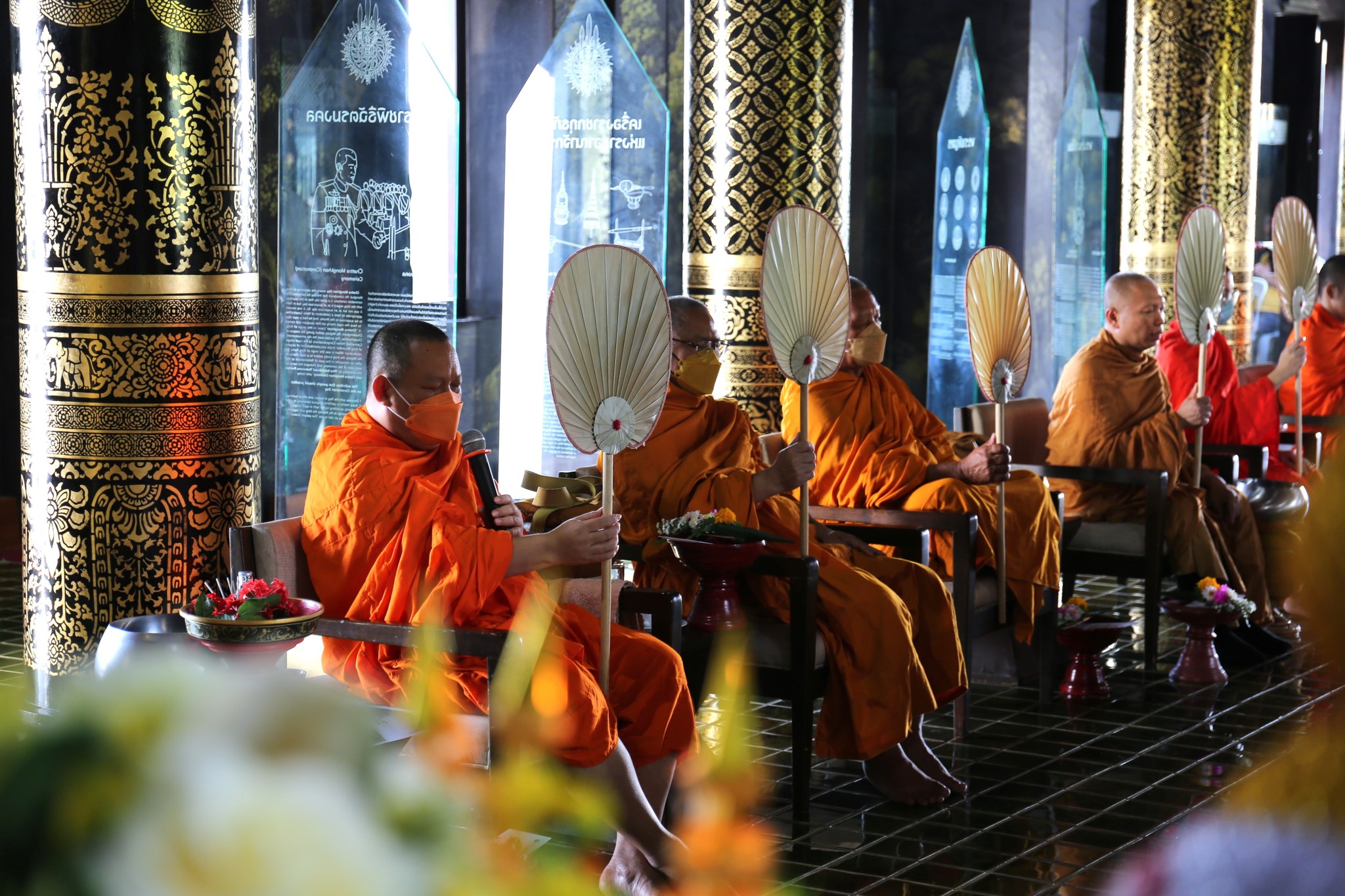 จัดพิธีสวดพระพุทธมนต์เพื่อถวายเป็นพระราชกุศลในหลวงร9