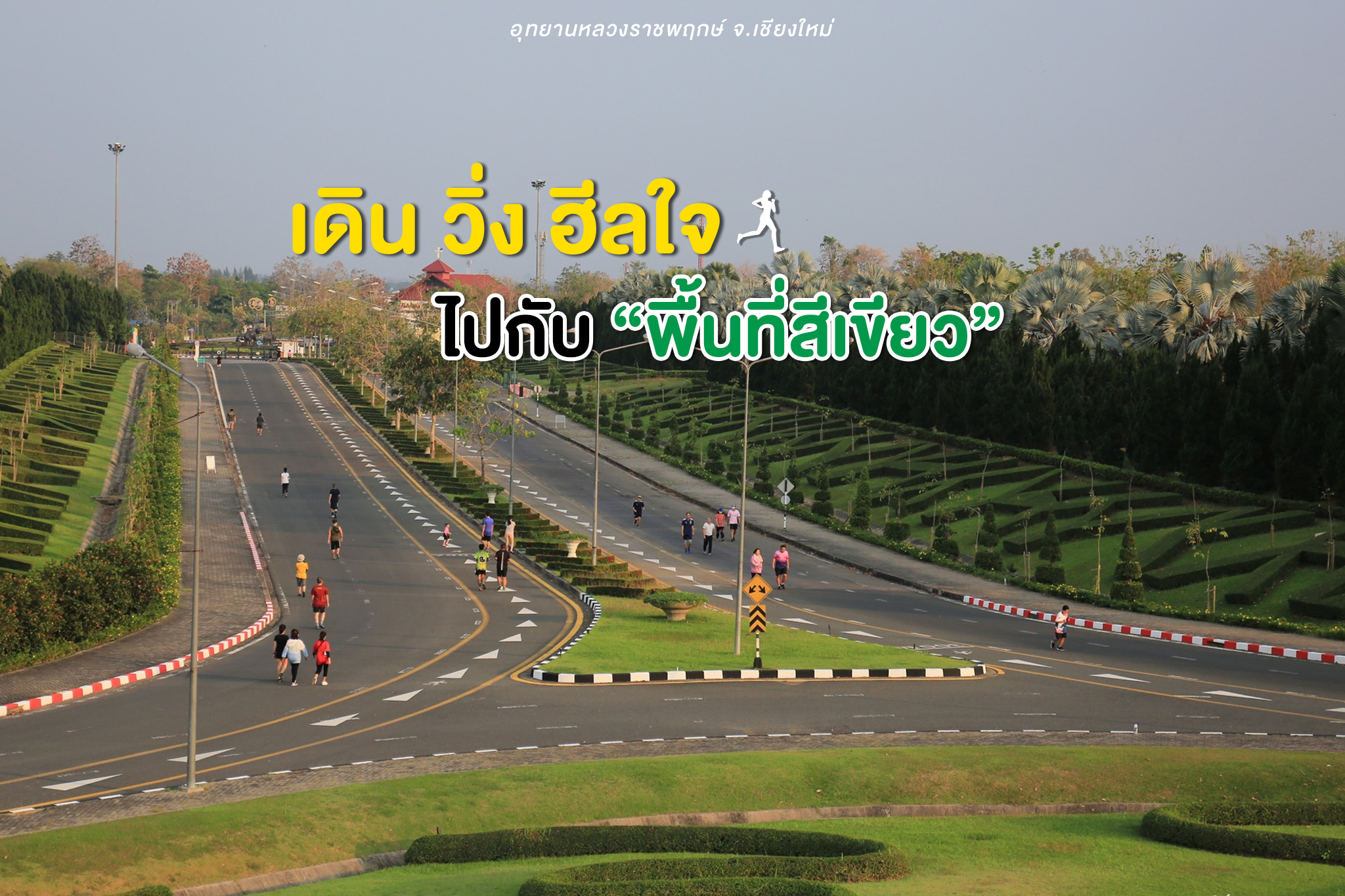 เดินวิ่งฮีลใจไปกับพื้นที่สีเขียวอุทยานหลวงราชพฤกษ์จเชียงใหม่