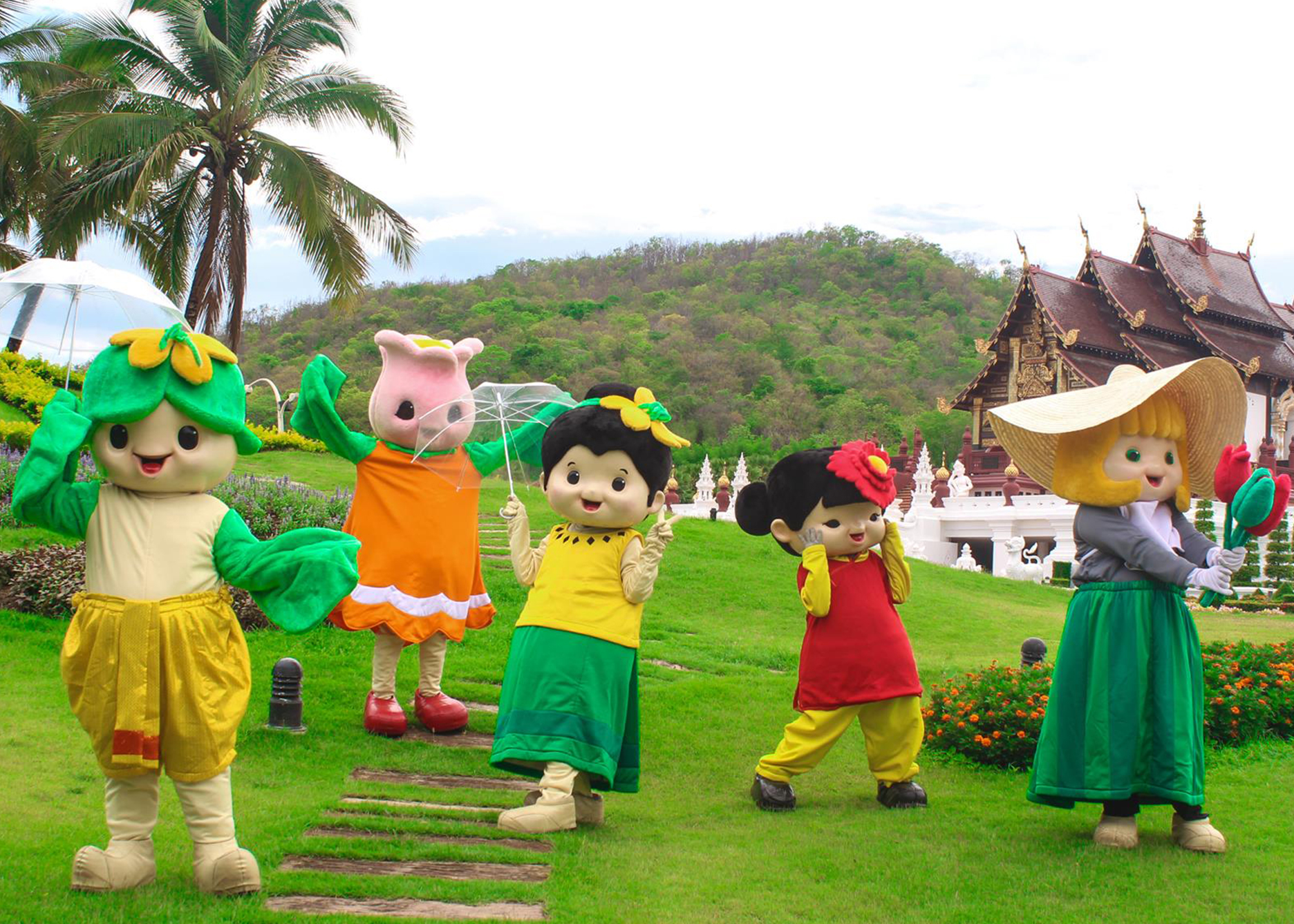 รูปแผนต่างๆ ของอุทยานหลวงราชพฤกษ์